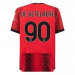 Günstige Fußballtrikots AC Mailand De Ketelaere 90 Heimtrikot 2023-24 Kurzarm Günstige Fußballtrikots AC Mailand De Ketelaere 90 Heimtrikot 2023-24 Kurzarm